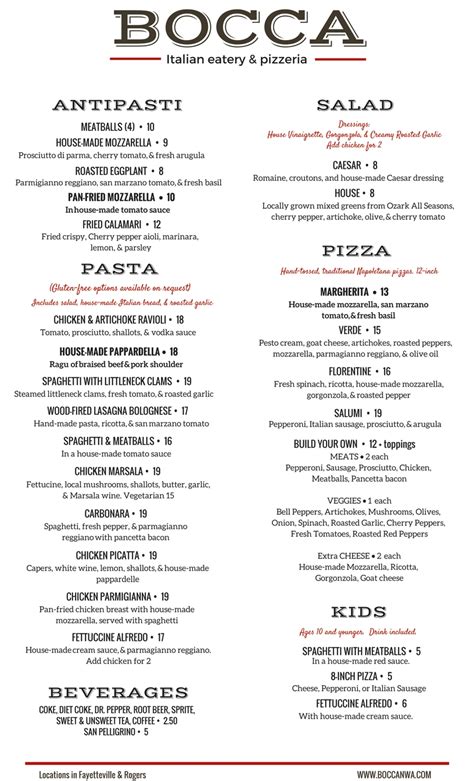 bocca quezon city menu|bocca .